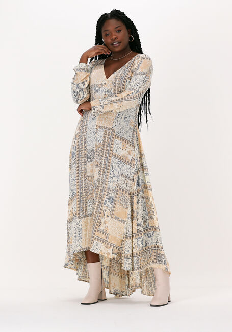 Camelfarbene MES DEMOISELLES Maxikleid CHARLTON DRESS - large