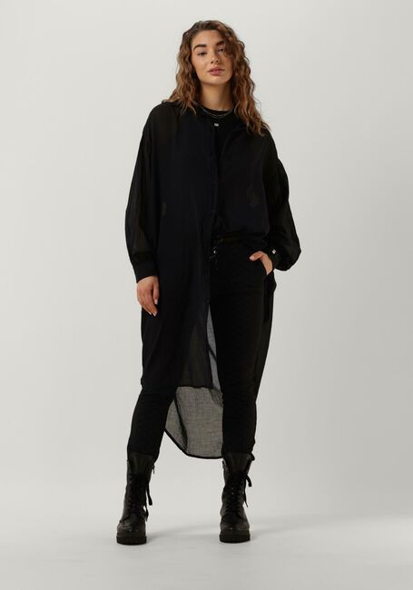 Schwarze 10DAYS Midikleid DRESS PARIS VOILE - large