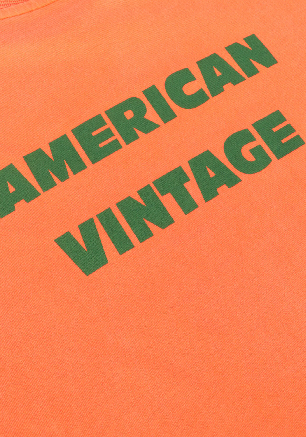 Orangene AMERICAN VINTAGE T-shirt FIZVALLEY - large