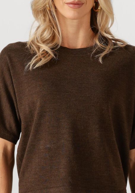 Braune MSCH COPENHAGEN Top MSCHNEMA AVALINA 2/4 PULLOVER - large
