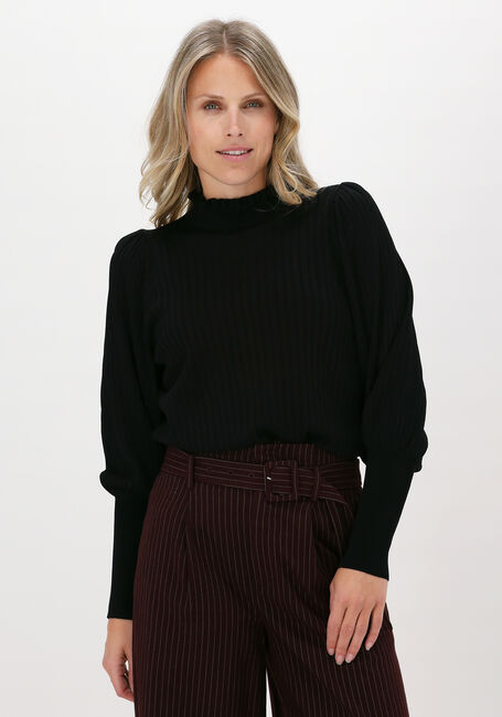 Schwarze SUMMUM Pullover BALLOON SLEEVES SWEATER POINTE - large