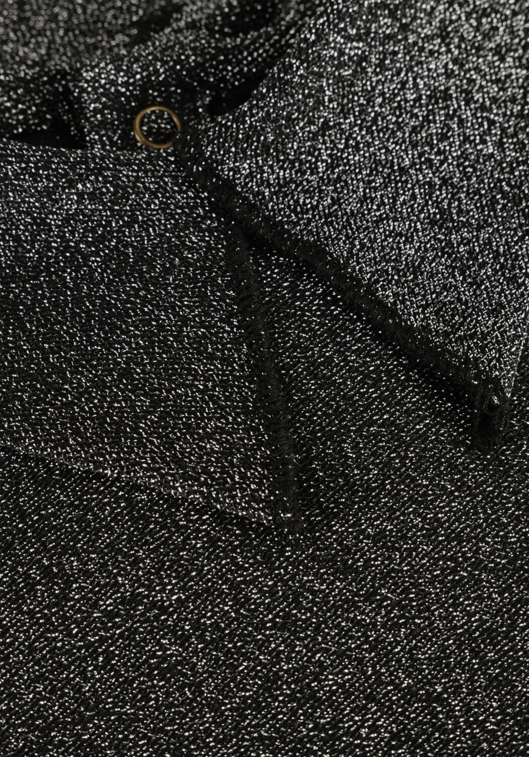 Silberne YOUR WISHES Tops & T-shirts GLITTER COLLAR LONGSLEEVE - large