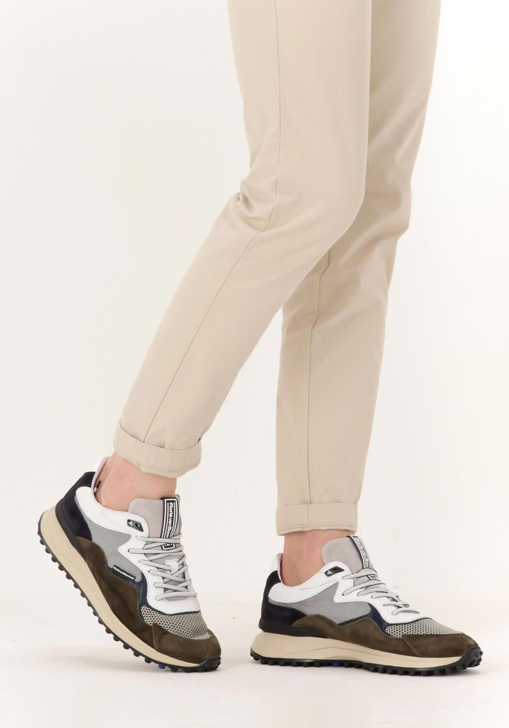 Gr&uuml;ne FLORIS VAN BOMMEL Sneaker Low SFM-10082 - large