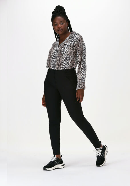 Beige NOTES DU NORD Blusen ALICIA LEOPARD SHIRT - large