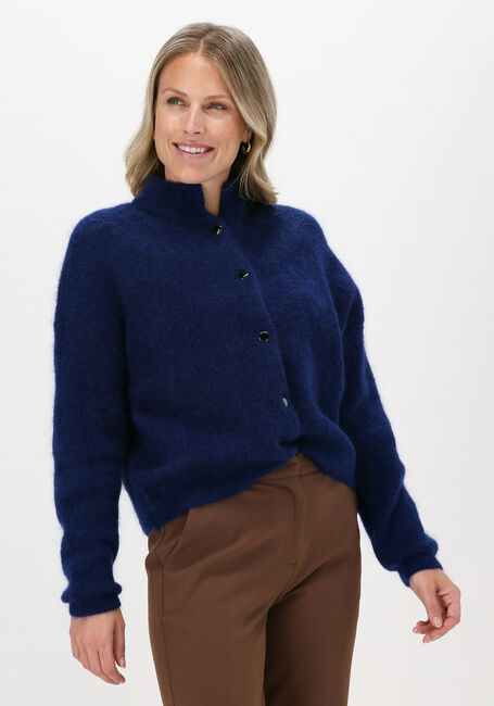 Blaue GESTUZ Strickjacke DEBBY GZ SHORT CARDIGAN - large