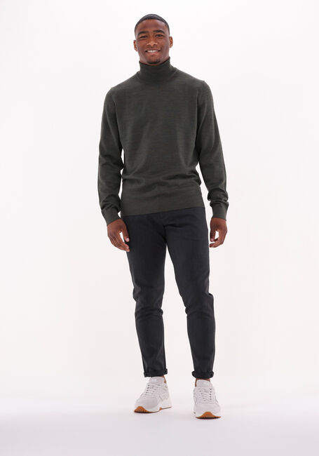 Grüne SELECTED HOMME Rollkragenpullover TOWN MERINO COOLMAX KNIT ROLL B - large