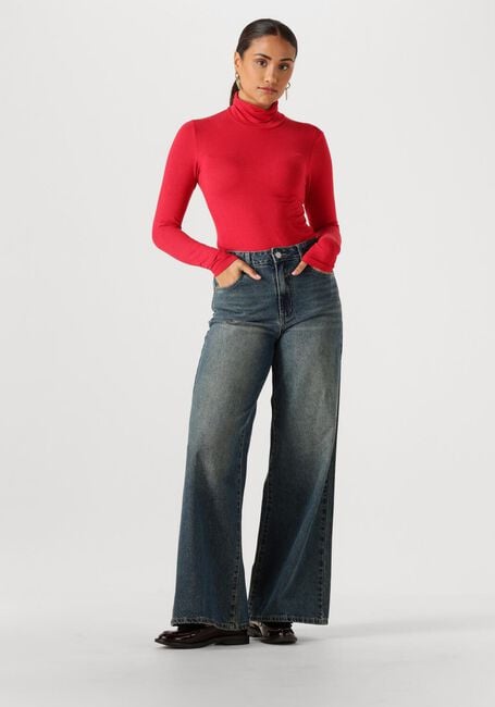 Rote Y.A.S. Pullover YASWOOLA LS HIGH NECK TOP - large