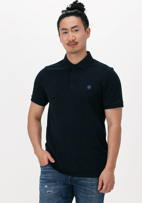 Dunkelblau CAST IRON Polo-Shirt SHORT SLEEVE POLO ORGANIC COTTON PIQUE ESSENTIAL - large