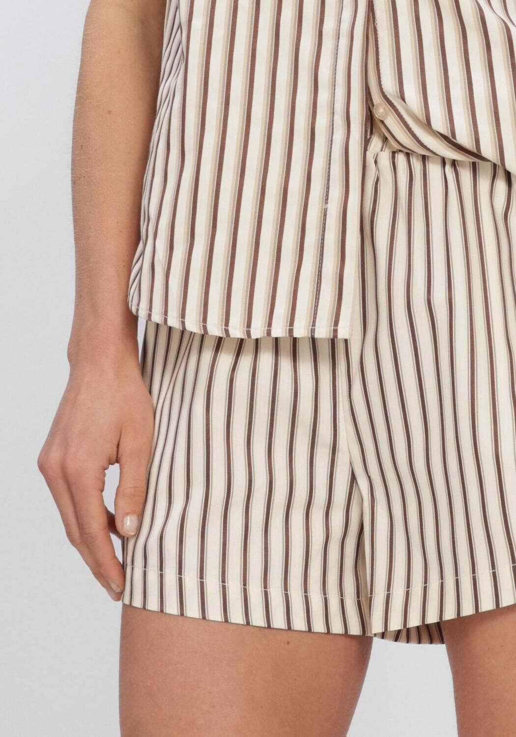 Braune YDENCE Kurze Hose SHORT BETH - large