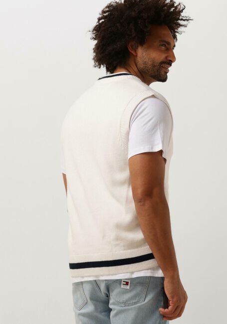 Nicht-gerade weiss TOMMY JEANS Spencer TJM REG CONTRAST TIPPING VEST - large