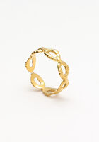 Goldfarbene NOTRE-V Ring OMSS22-026 - medium
