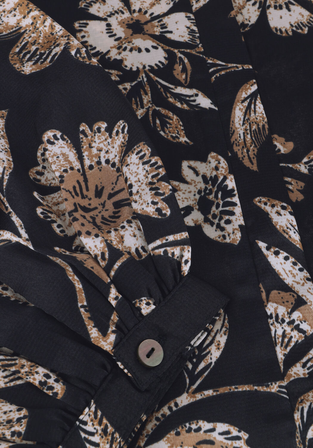 Dunkelblau NEO NOIR Blusen NANI CANVAS FLOWER BLOUSE - large