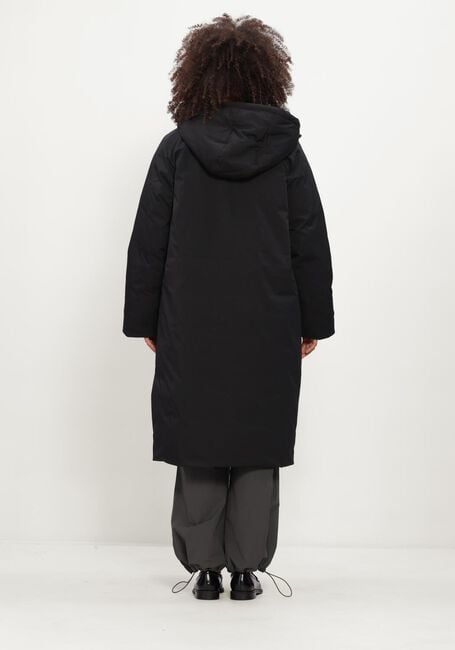 Schwarze OBJECT Wattierte Jack OBJKELYN L/S RE LONG JACKET NOOS - large