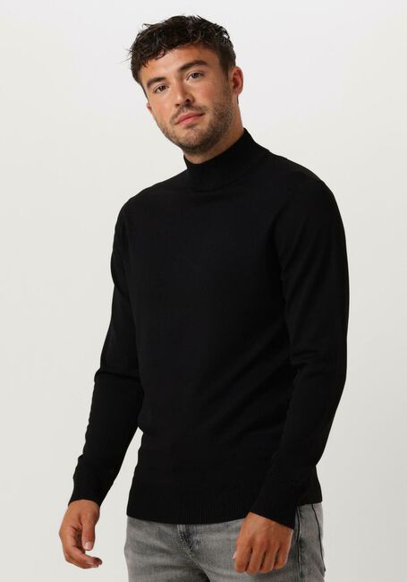 Schwarze GENTI Rollkragenpullover K8098-3260 - large