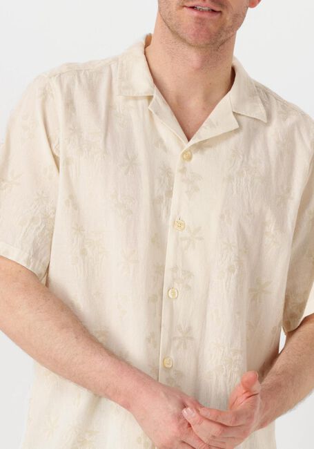 Beige FORÉT Casual-Oberhemd PEER FLOWER JACQUARD SS SHIRT - large