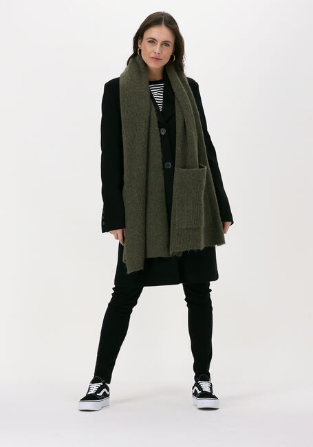 Grüne SELECTED WOMEN Schal SLFLINNA-MIA KNIT POCKET SCARF - large