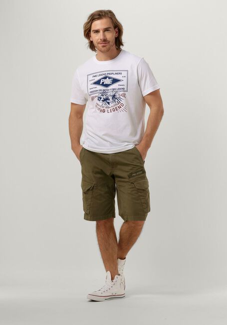 Dunkelgrün PME LEGEND Kurze Hose NORDROP CARGO SHORTS STRETCH TWILL - large