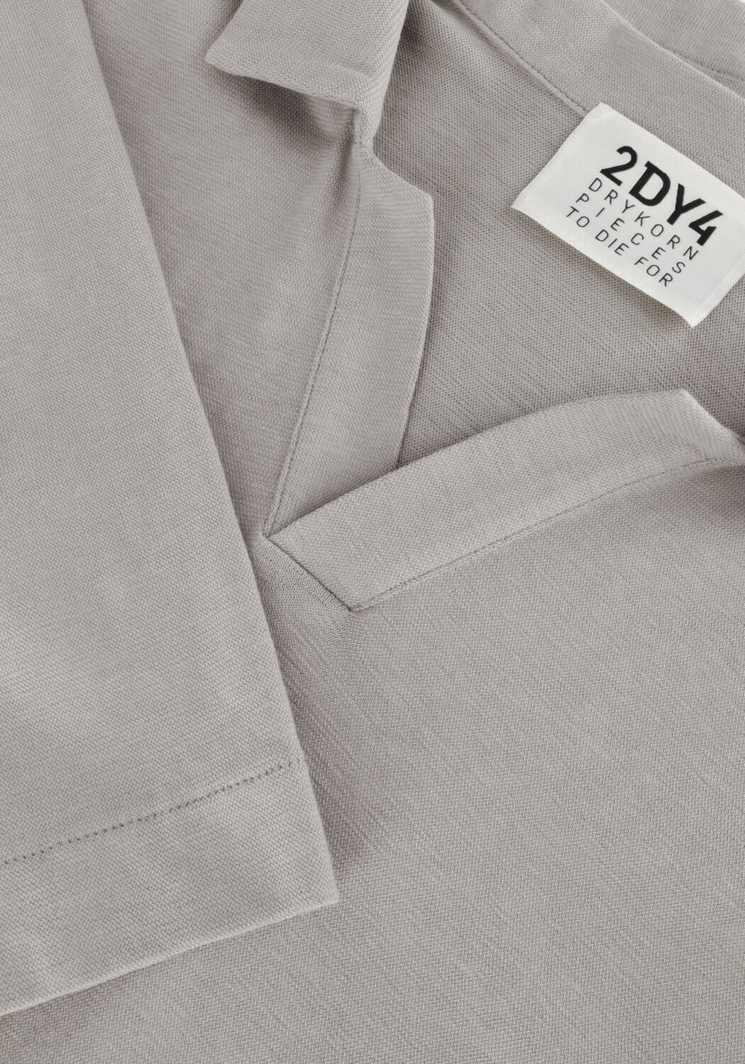 Hellgrau DRYKORN Polo-Shirt BENEDICKT 520179 - large