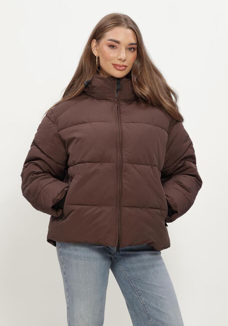 Braune WITHBLACK Wattierte Jack WBLGLORIAN PUFFER JACKET - large