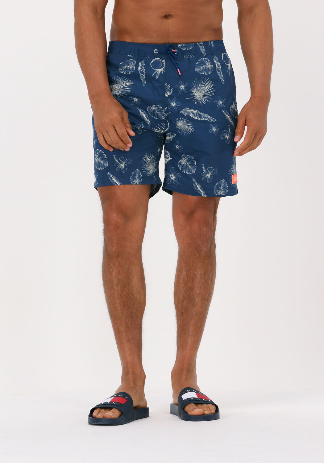 Blaue SCOTCH & SODA Badehosen RECYCLED POLYESTER PRINTED SWIMSHORT - large
