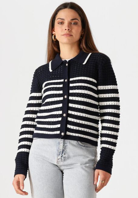 Schwarze NEO NOIR Strickjacke EFFIE KNIT CARDIGAN - large