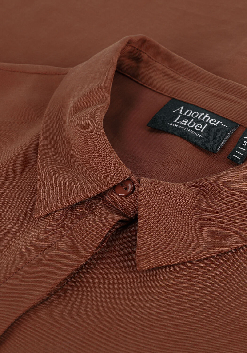 Braune ANOTHER LABEL Blusen FARGER SHIRT - large