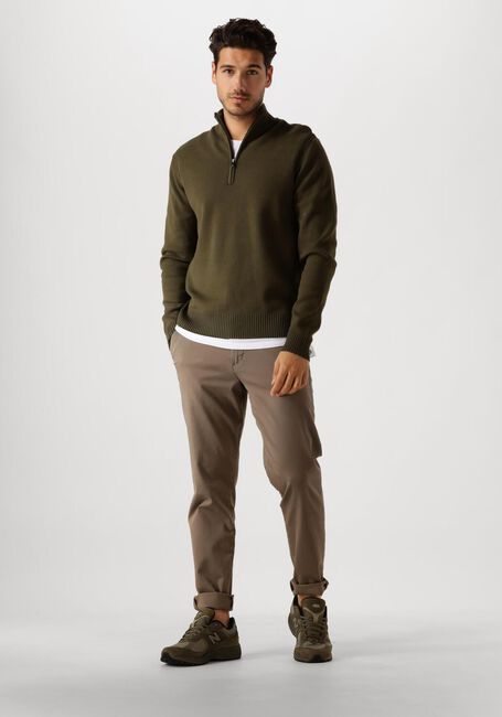 Dunkelgrün DSTREZZED Pullover FELL SKIPPER - large