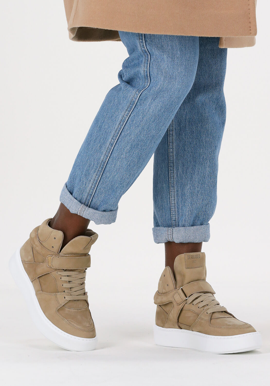 Taupe DEABUSED Sneaker High 7724 - large