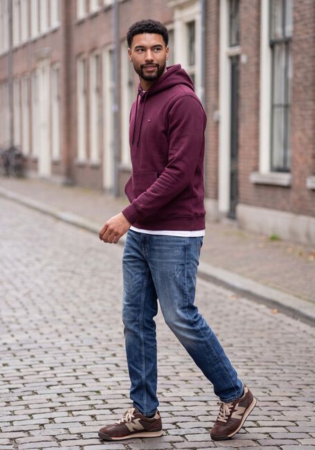 Bordeaux TOMMY JEANS Sweatshirt TJM REG S FLAG HOODIE EXT - large