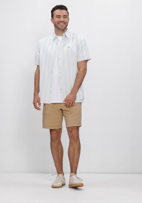 Blaue TOMMY JEANS Casual-Oberhemd TJM REG SEERSUCKR PTRN SHIRT EXT - large