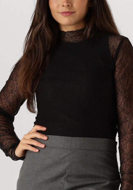 Schwarze GESTUZ Tops & T-shirts LAIAGZ LACE BLOUSE - large