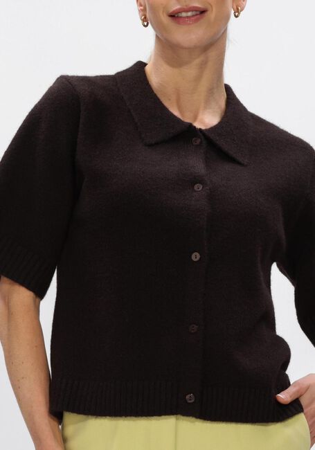 Braune NEO NOIR Blusen CUNNA KNIT BLOUSE - large