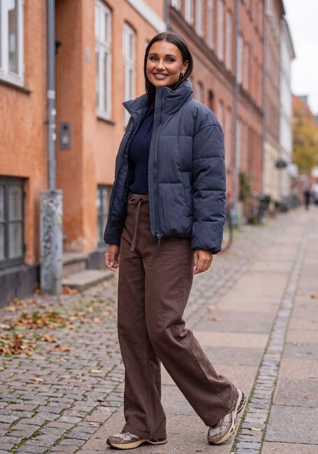Dunkelblau MSCH COPENHAGEN Wattierte Jack MSCHREFRON JACKET - large