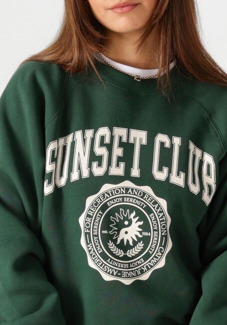 Dunkelgrün CATWALK JUNKIE Sweatshirt GRAPHIC SWEATER - large