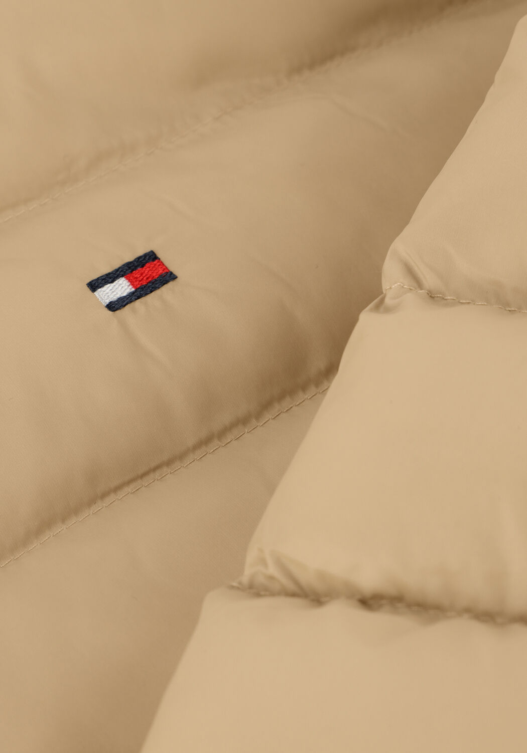 Beige TOMMY HILFIGER Wattierte Jack PACKABLE RECYCLED JACKET - large
