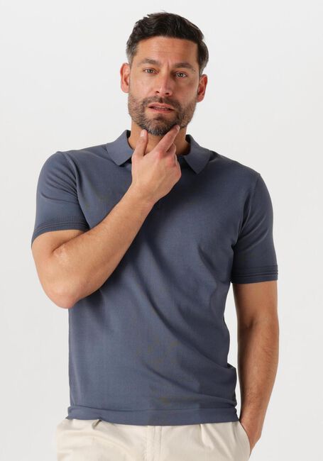 Graue GENTI Polo-Shirt POLO ZIP SS K2053-1260 - large