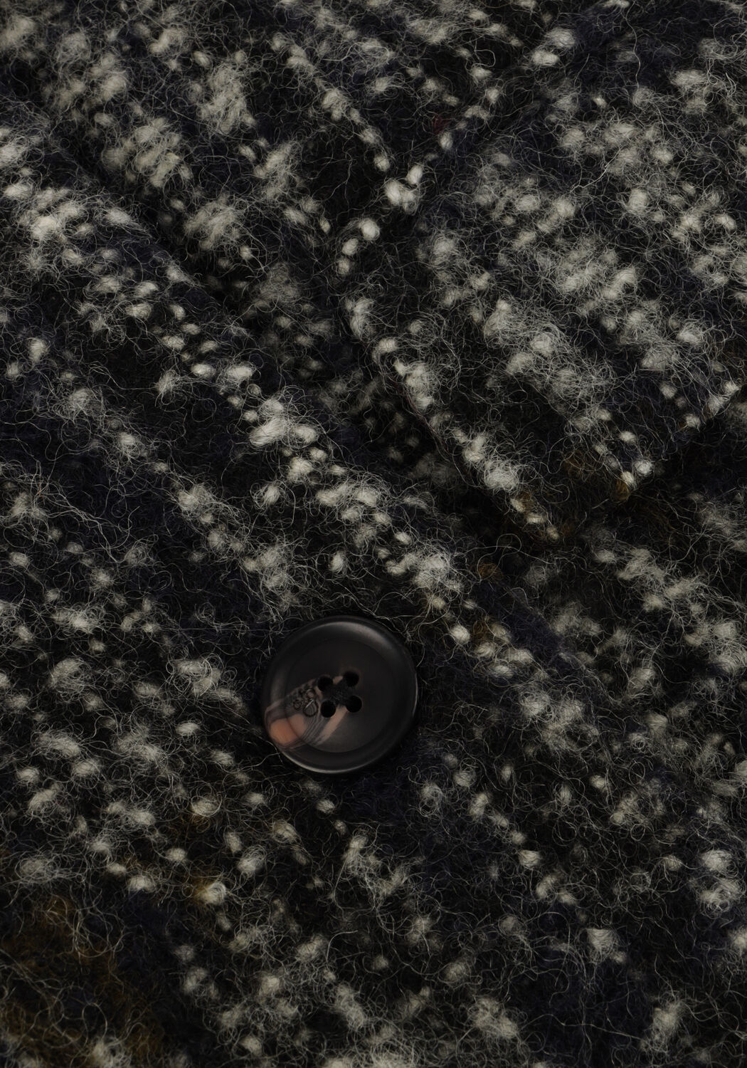 Schwarze SCOTCH & SODA M&auml;ntel DOUBLE BREASTED COAT IN A BLUE CHECK - large