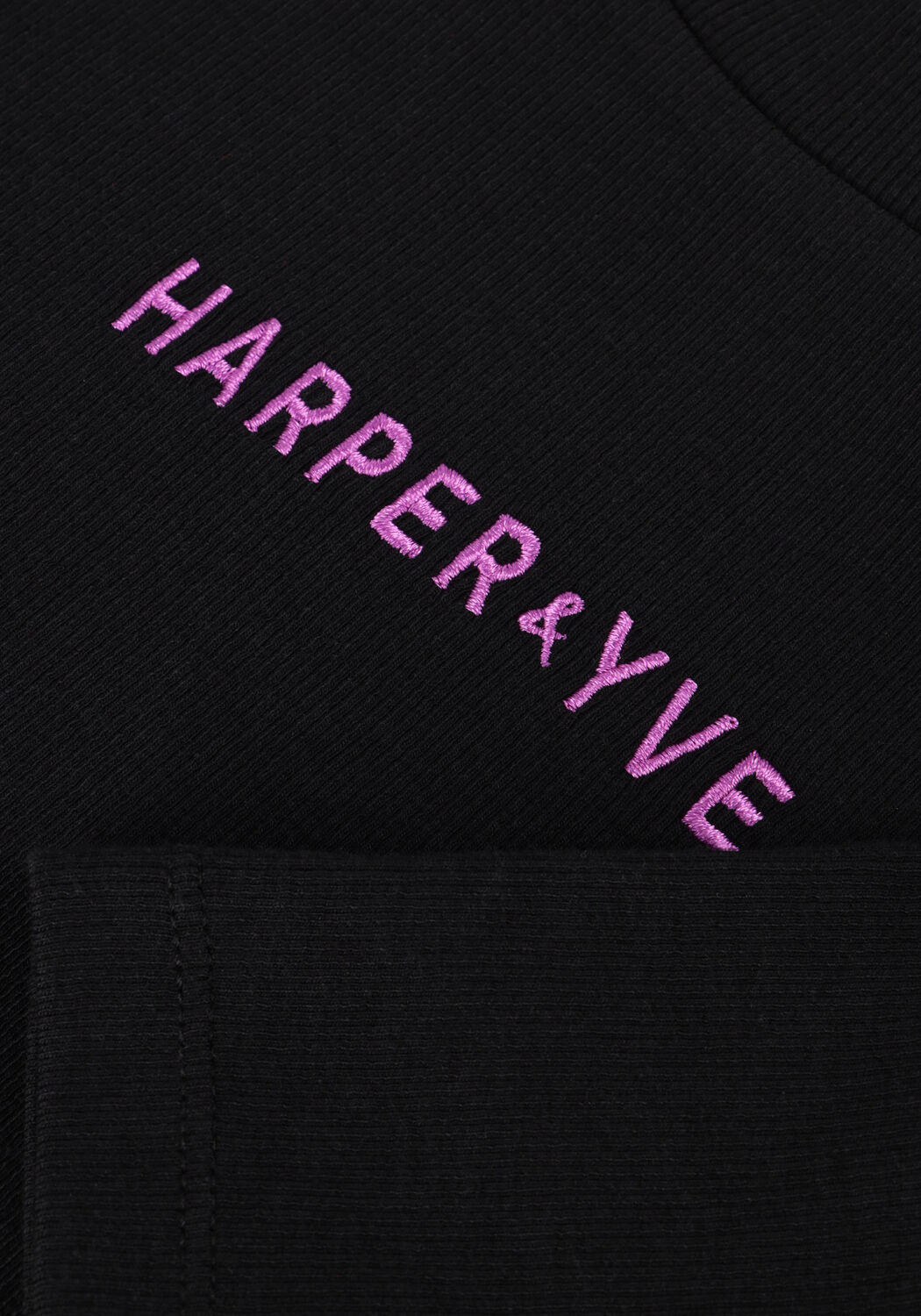 Schwarze HARPER & YVE T-shirt CAMMY-SS - large