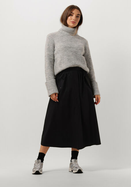 Schwarze MSCH COPENHAGEN Midirock MSCHLAMIRA LANA SKIRT - large