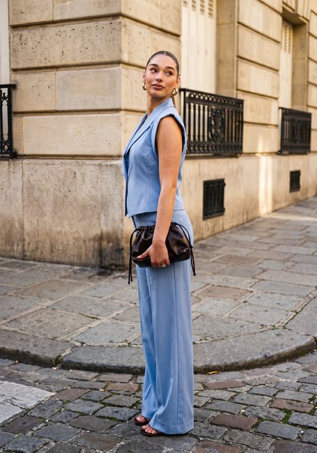 Hellblau CO'COUTURE Pullover KIANACC PIN VEST - large