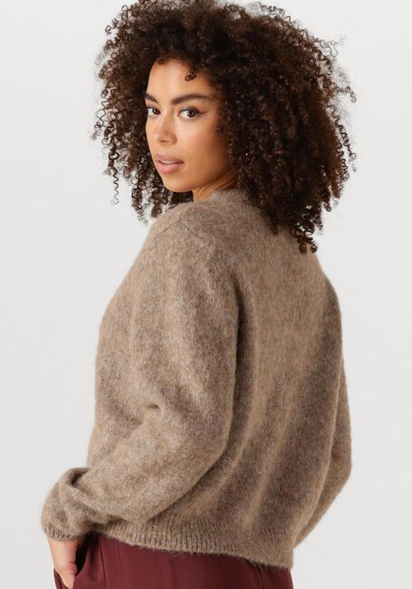 Braune BY-BAR Pullover CLEO NATURAL CARDIGAN - large
