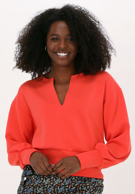Orangene SCOTCH & SODA Pullover V-NECK SWEATSHIRT IN TENCEL BL - large