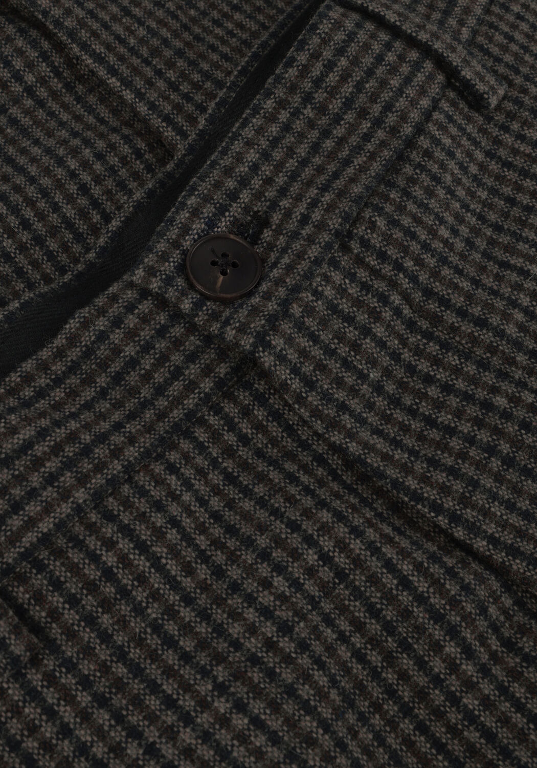 Beige SELECTED MEN Hose SLHSTRAIGHT-WILLIAM WOOL DN 196 PANTS W - large