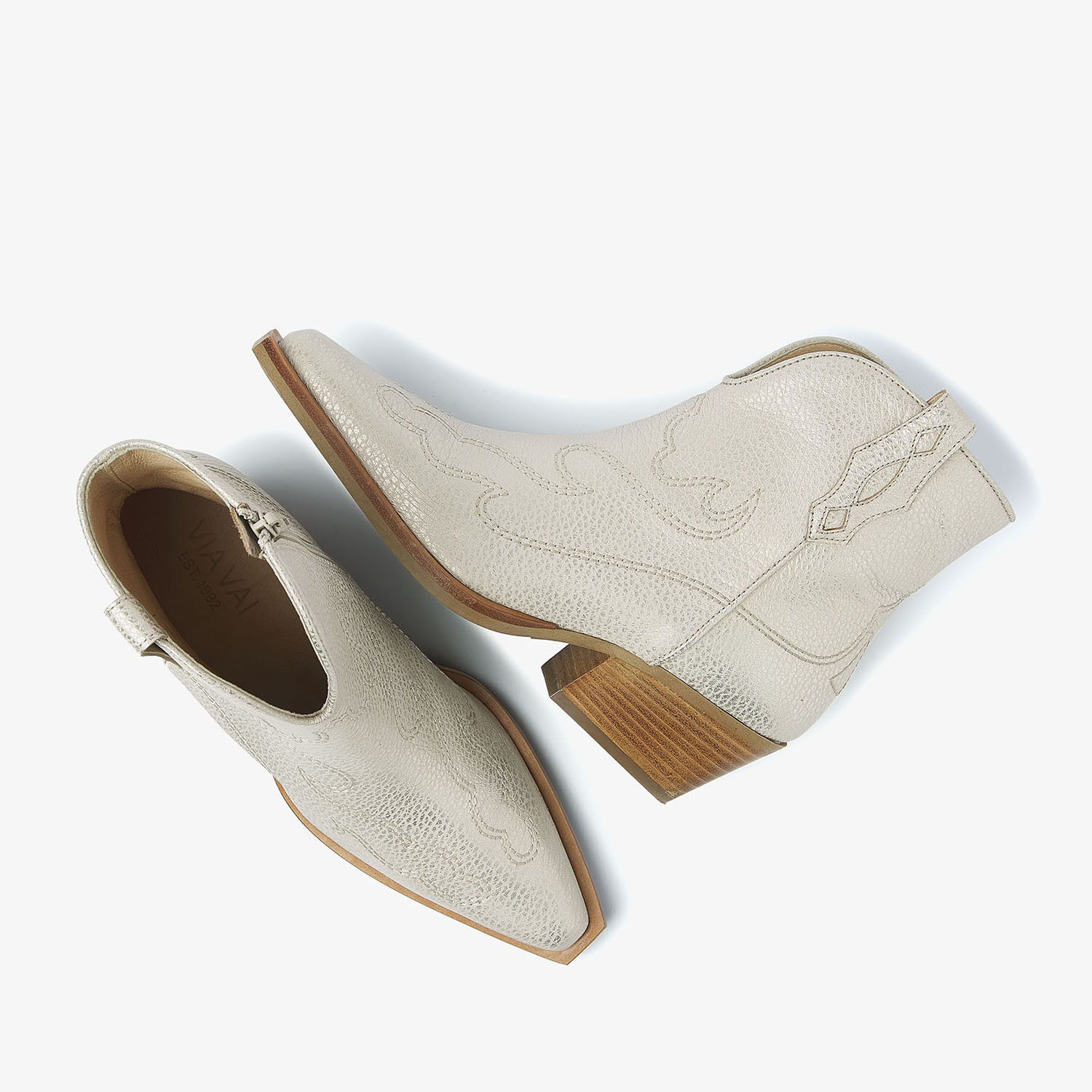 Beige VIA VAI Stiefeletten DO OLIVIA - large