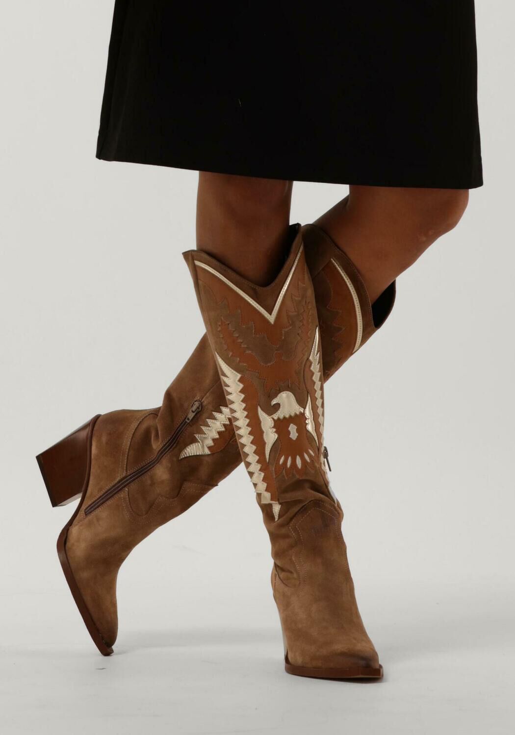 Braune NOTRE-V Cowboystiefel AQ296 - large