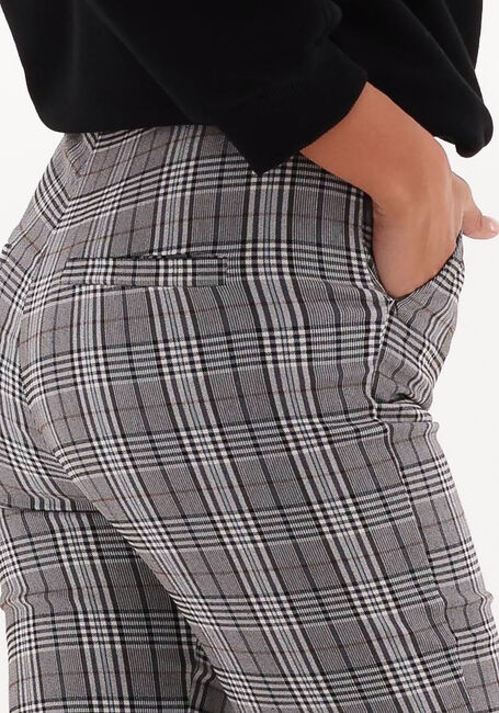 Mehrfarbige/Bunte MINUS Schlaghose CARMA CHECK FLARED PANTS - large
