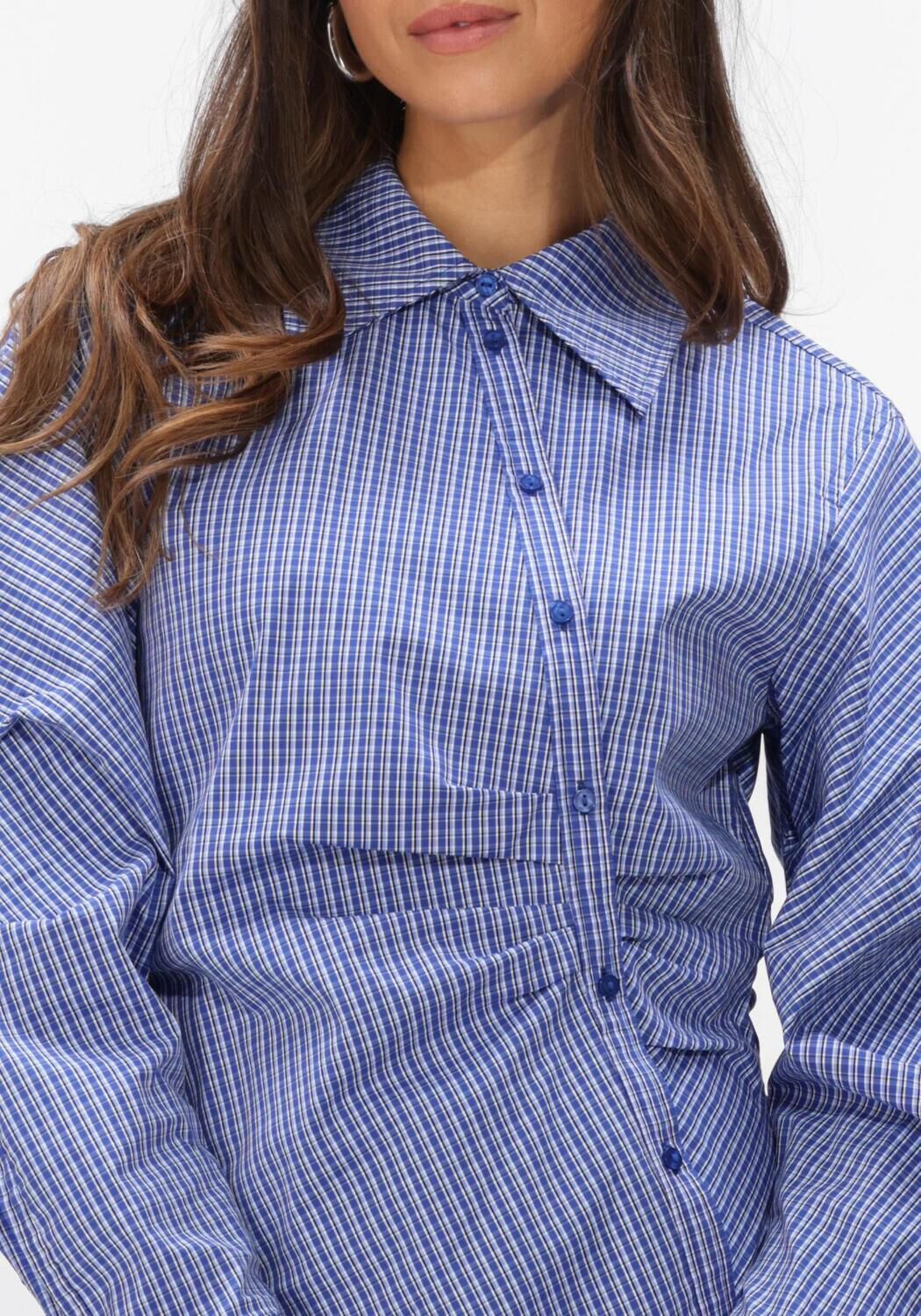 Blaue CO'COUTURE Top ANIZA ASYM SHIRT - large