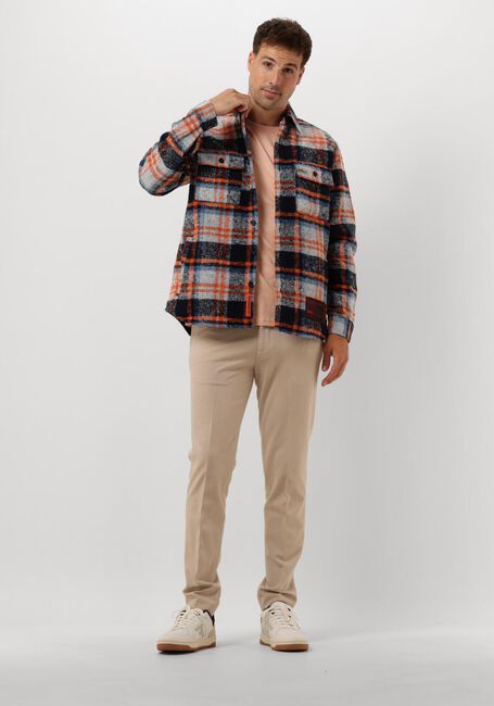 Mehrfarbige/Bunte SCOTCH & SODA Casual-Oberhemd RELAXED FIT YARN-DYED FLEECE OVERSHIRT - large