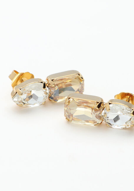 Goldfarbene LOTT. GIOIELLI Ohrringe CE SW TEARDROP W/ RECTANGLE - large