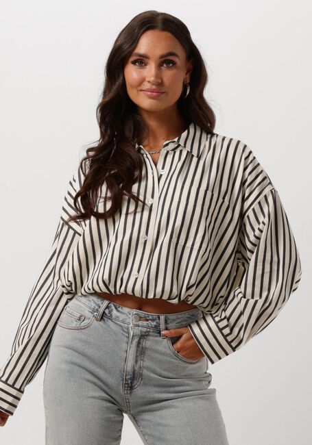 Ecru CATWALK JUNKIE Blusen CROPPED BUTTON UP BLOUSE - large